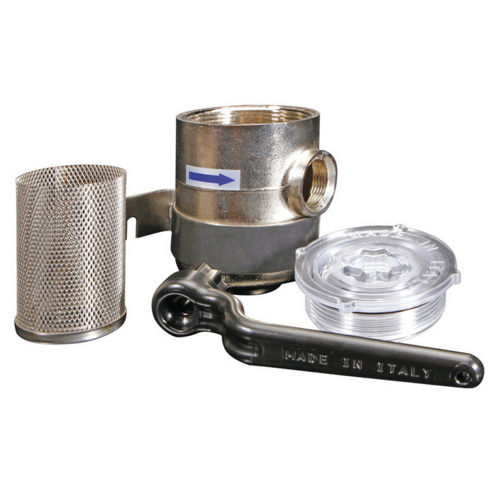 Filtro acqua ottone cromato