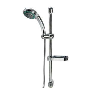 Shower rail chromed