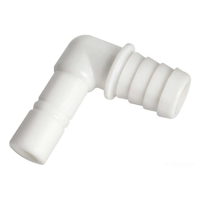 Cylindrical elbow f hose