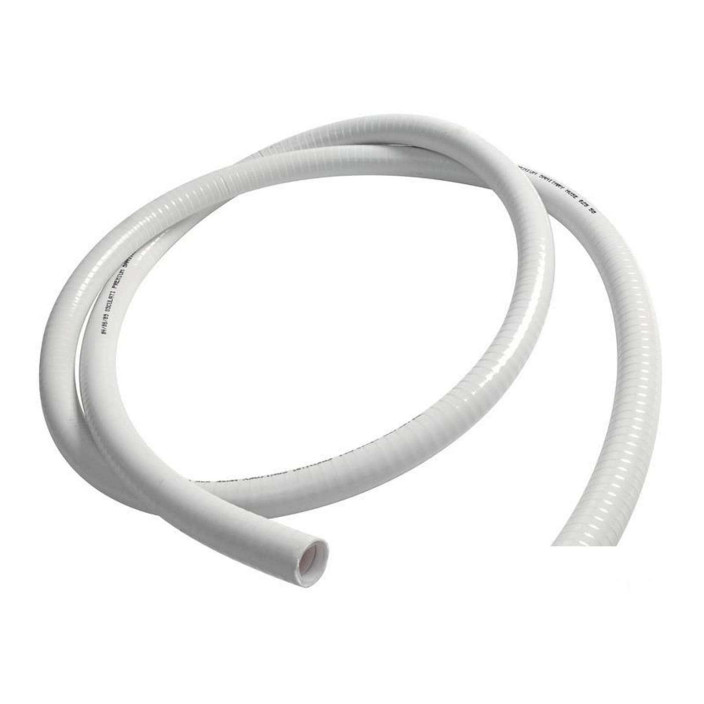 Premium PVC hose sanitary fittings white