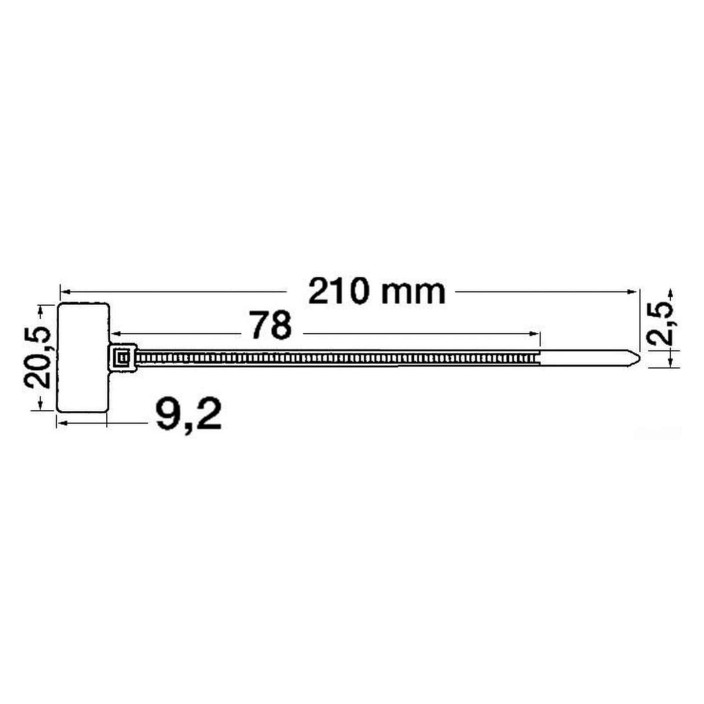 Nylon strap woverwritable pad