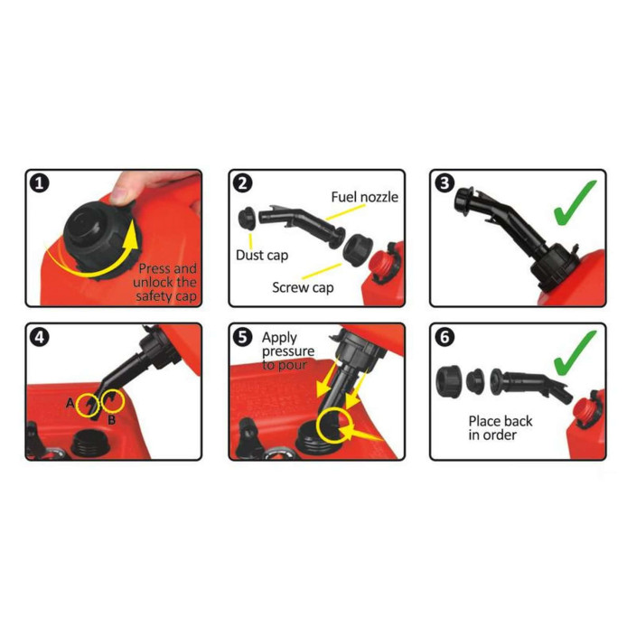 Tanica Heavy Duty con bocchello evoluto