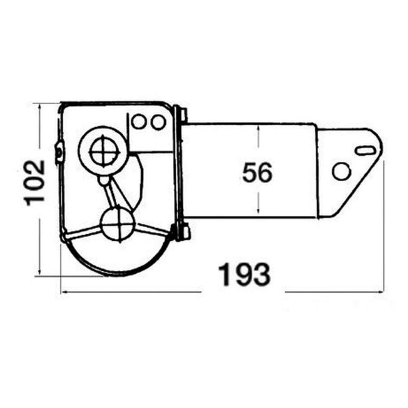 TMC watertight windshield wiper 12 V