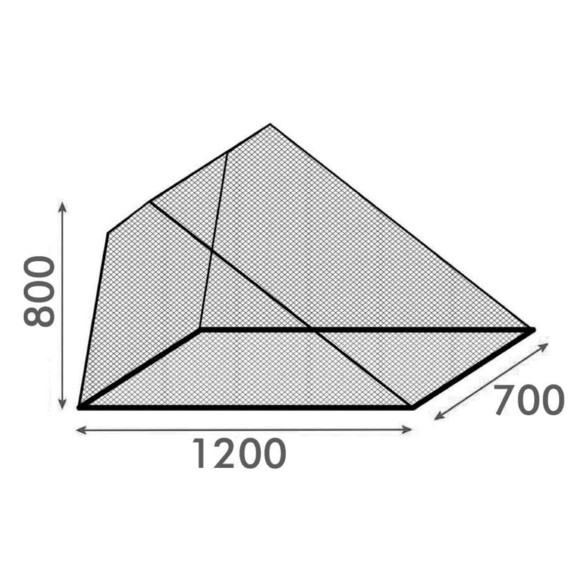 Flyscreen mesh outdoor hatches