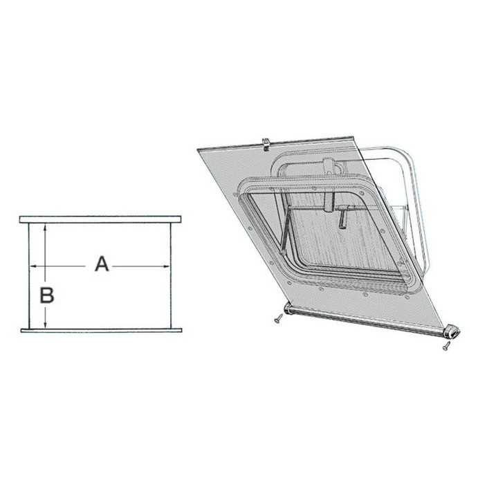 Climavision Mare blackout blind white