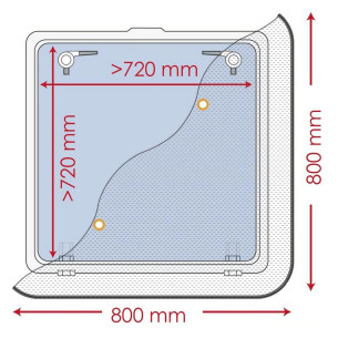 Zanzariera 600 x 600 mm