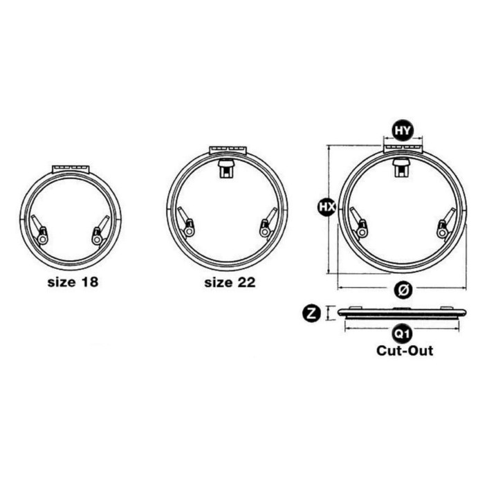 LEWMAR Low Profile hatch