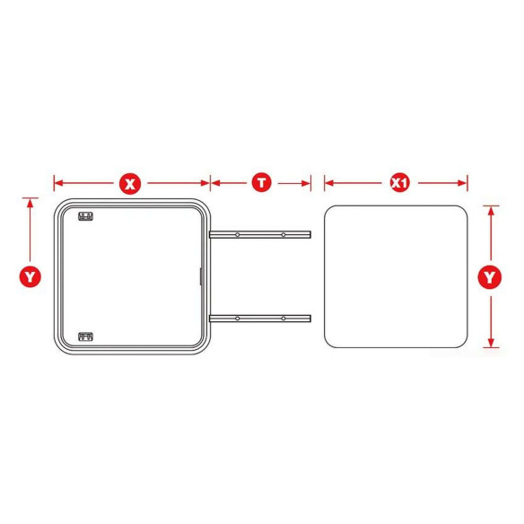 LEWMAR sliding Pilot Hatch