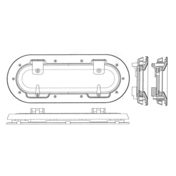 Oblò BOMAR Flagship apribile