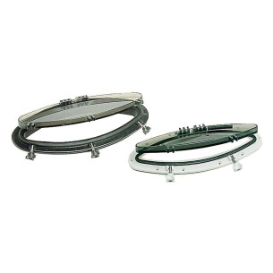 BOMAR elliptic white portlight