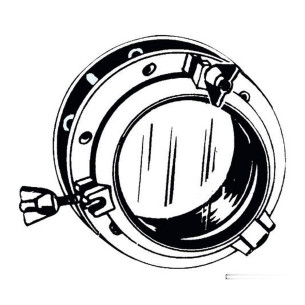 Circular opening nylon portlight
