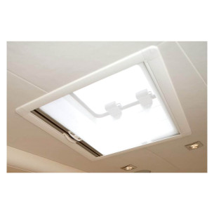 Oceanair roller blind and flyscreen Lewmar
