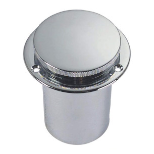 Fuel deck plug chromed brass