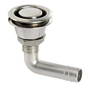 SS flush fuel vent hose connector
