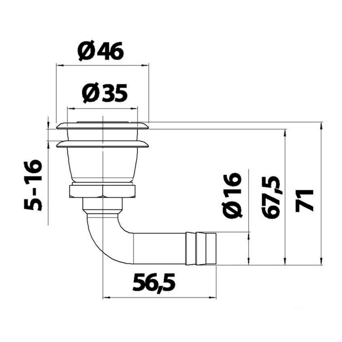 Sfiato inox incassato