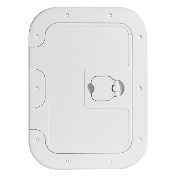 White inspection hatch antislip sufrace 280x380mm