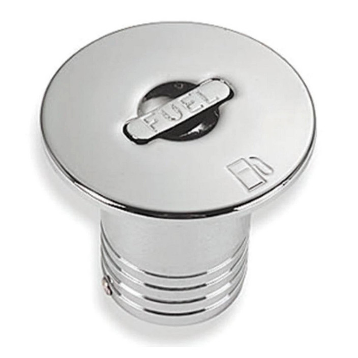 Chromed brass deck plug