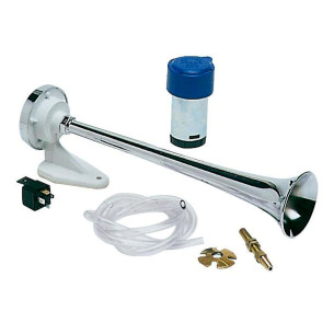 Trumpet horn wcompressor chromed ABS