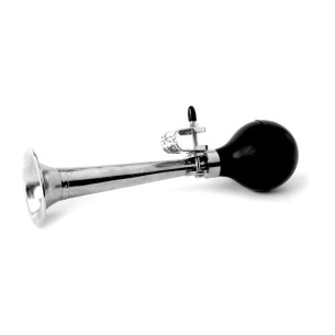 Japanese hand pressure chromed brass horn