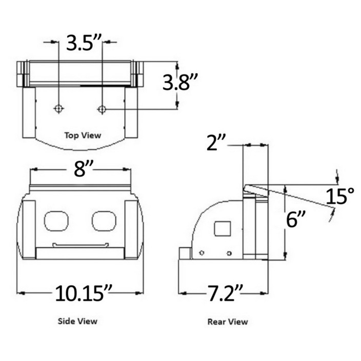 VersaChock New Gen removable dinghy supports