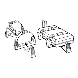 Mounting kit liferaft stiff case