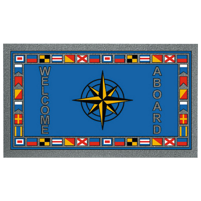 Format antiskid doormat 40 x 68 cm Windrose