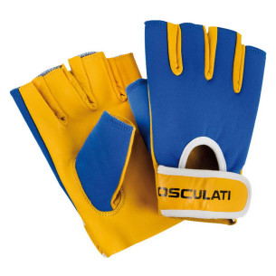 Sailing leather gloves short fingers