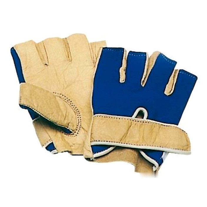 Guanti pelle mezze dita