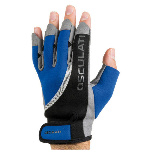 Neoprene sailing gloves hub