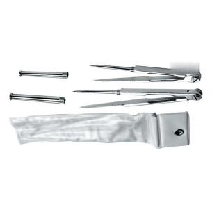 Compasso ottone cromato