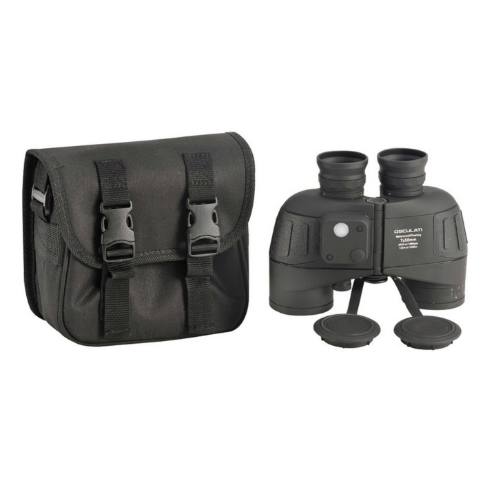 Osculati prof binoculars with compass 7x50