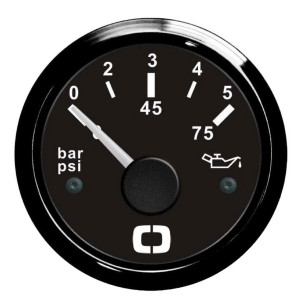 Oil pressure indicator bar