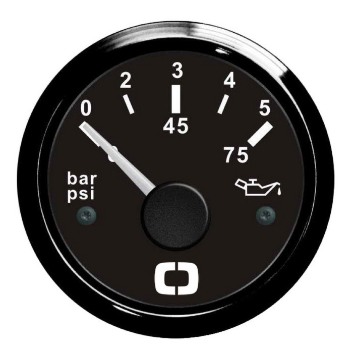 Indicatore pressione olio bar