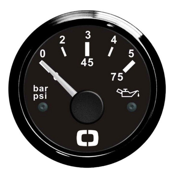 Oil pressure indicator bar
