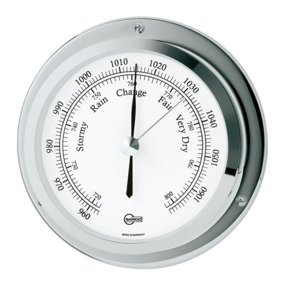 Orologio Barigo con sveglia ottone cromato