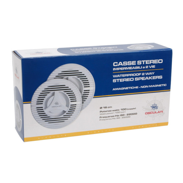 Coppia casse bianche