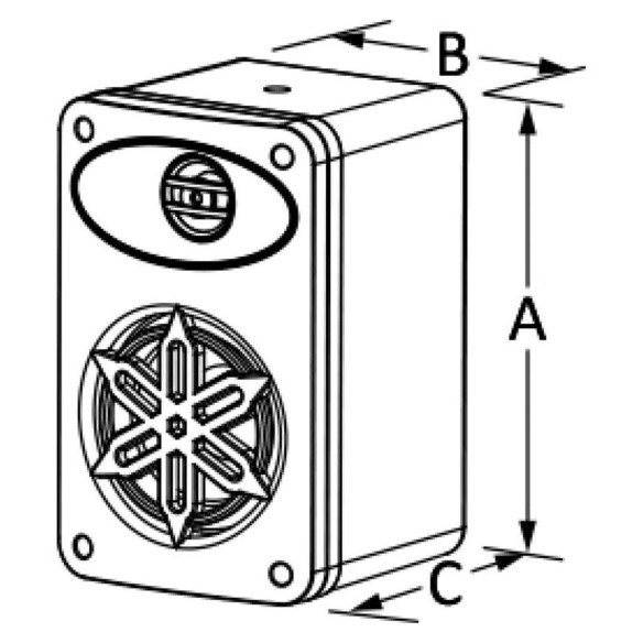 Pairs of way loudspeakers f interiors
