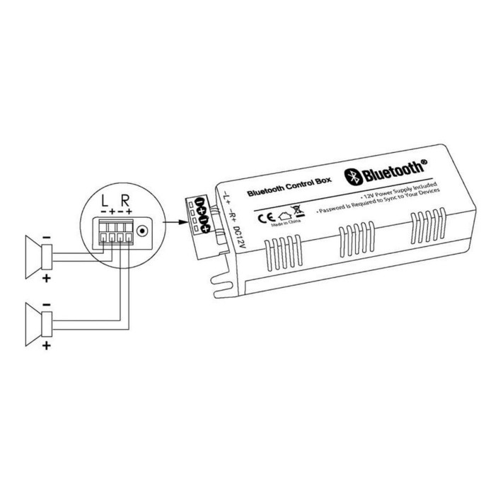 Bluetooth amplifier channels