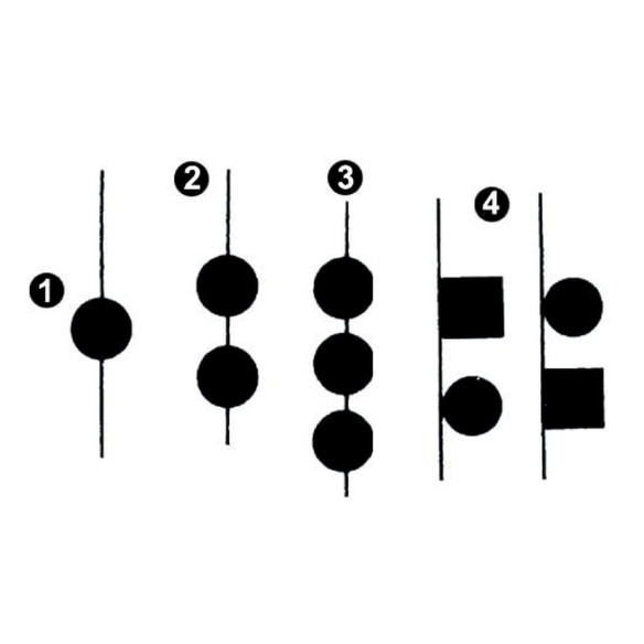 Black polycarbonate signal ball