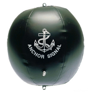 Pallone nero gonfiabile di segnalazione