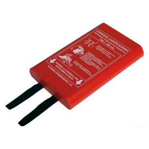 Fire extinguisher blanket