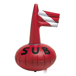 Mini inflatable diver signal buoy 38 x 50 cm