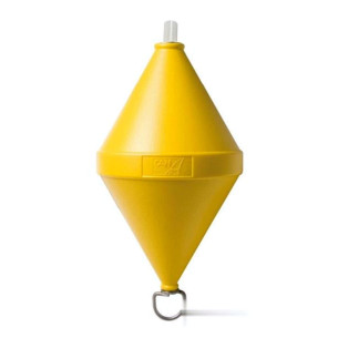 Buoy with signalling lights support