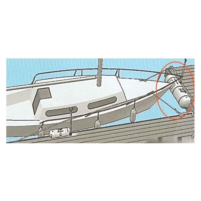 Protezione PVC bianco pontile