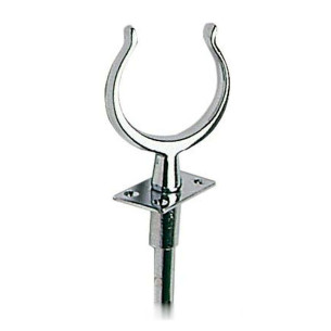 Chromed brass rowlock 12 mm