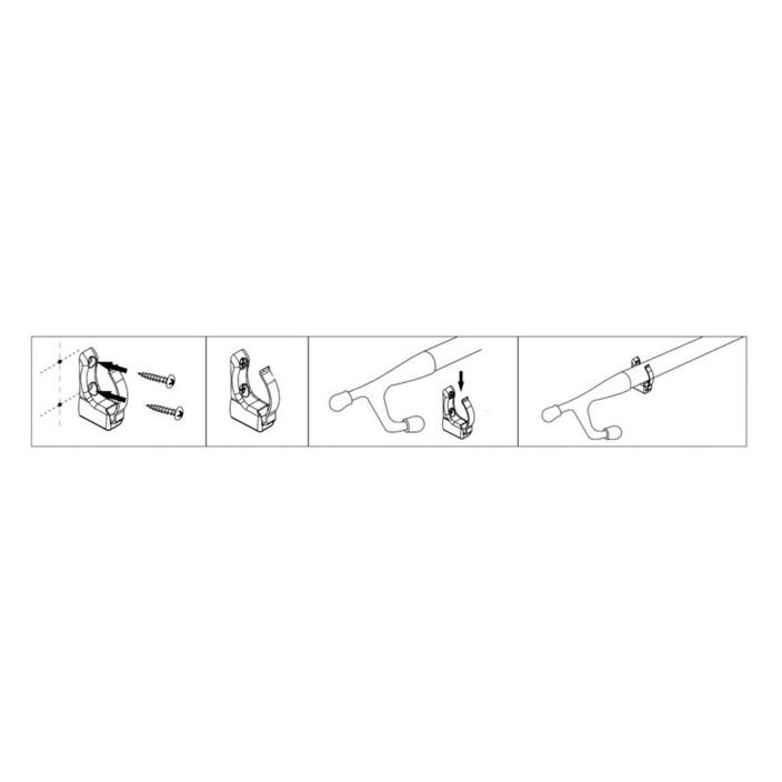 Spring clip boat hook