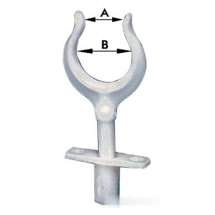 Nylon rowlock 15x34