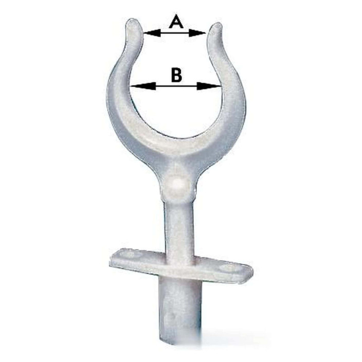 Nylon rowlock 15x34