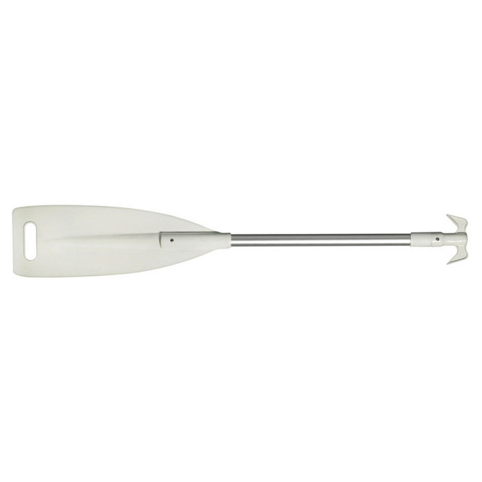 Telescopic paddle wboat hook