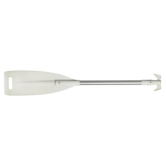 Telescopic paddle wboat hook